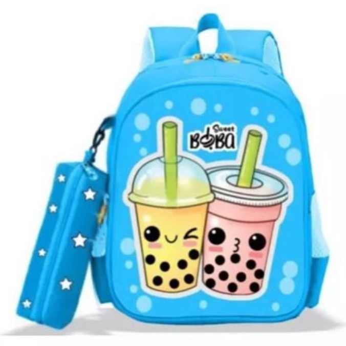 

TERBAIK Tas Ransel Sekolah Boba Series Free Tempat Pensil Tas Boba 2in1 Murah