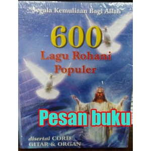 

Ready Buku 600 Lagu Rohani Populer Disertai Chord Gitar Dan Organ