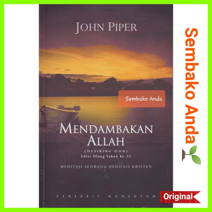 

Ready Mendambakan Allah. Desiring God. John Piper.