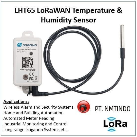 Dragino Lht65 Lorawan Temperature & Humidity Sensor