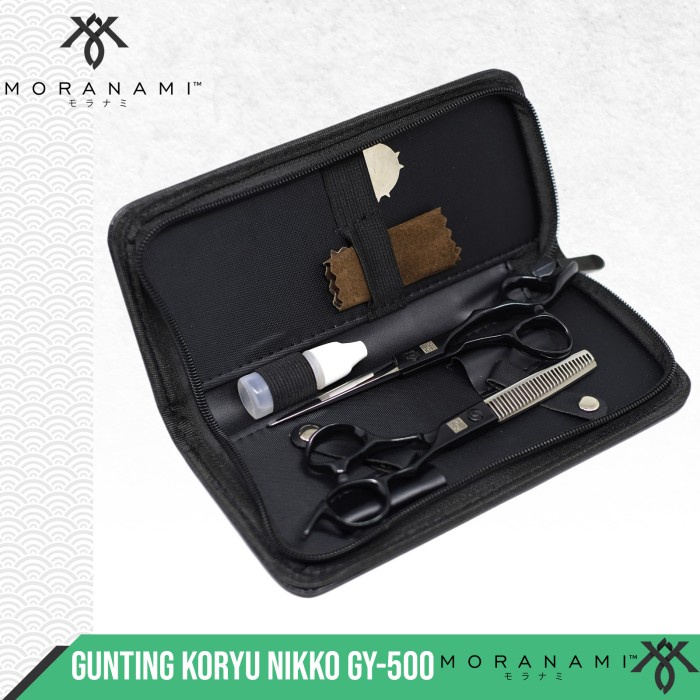 Gunting Rambut Set Koryu Nikko Gunting Potong & Sasak Rambut Gy-500