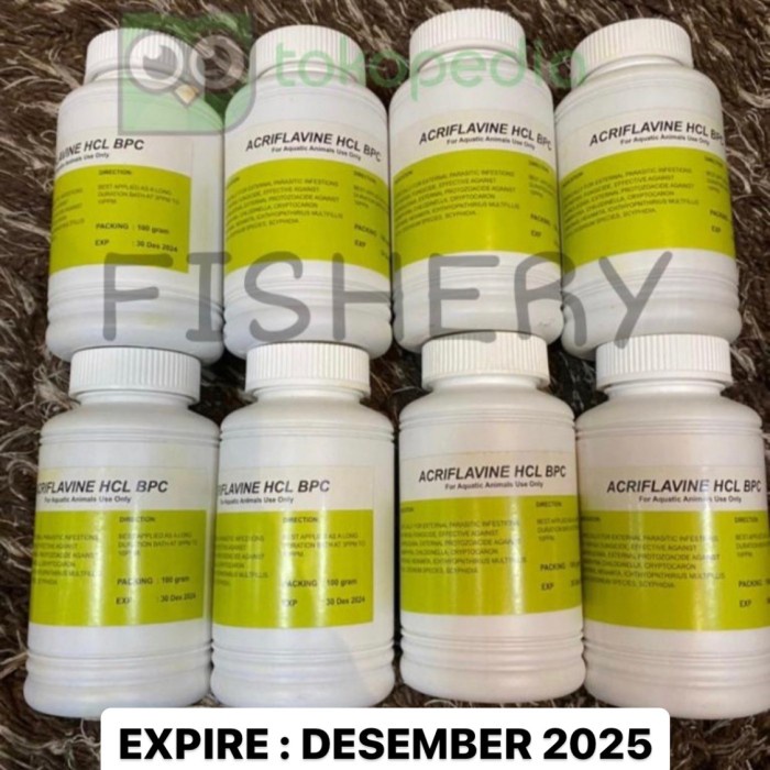 TERBARU ACRIFLAVINE HCL BPC BUBUK 100gr