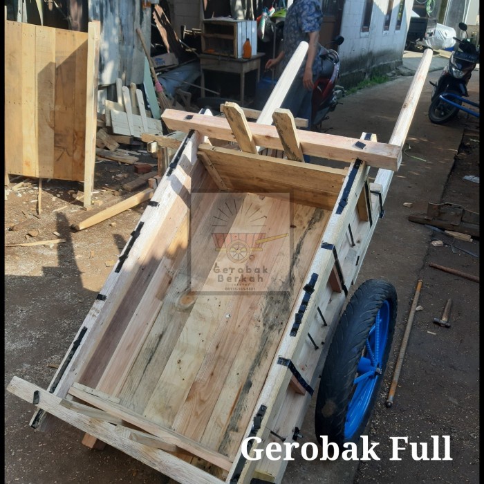Gerobak Kayu Murah Ban Motor