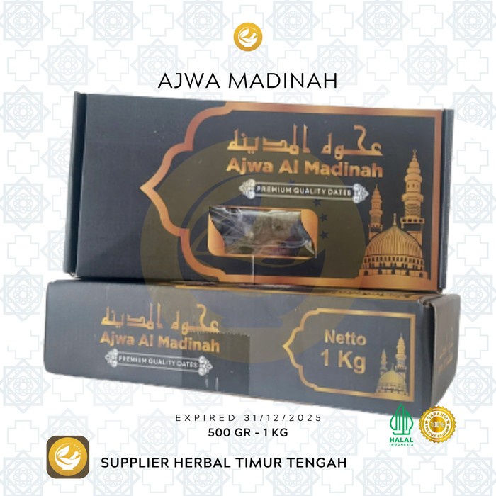 

AJWA MADINAH 1 KG KUALITAS TERJAMIN FRESH