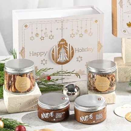 

Hampers Natal NUDE Healthy Christmas Gift / Hadiah/Xmas Package - FROSTY Series