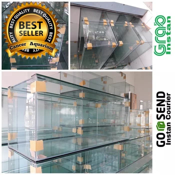 Aquarium Kaca 100X40X40 Murmer Polos