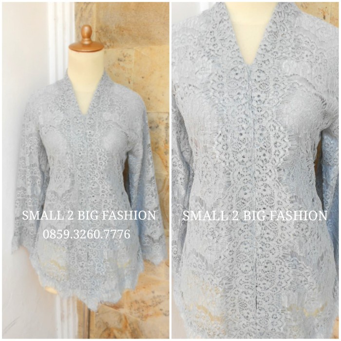 Kebaya Brokat / Blouse Muslim / Brukat Muslim / Kebaya Modern Panjang