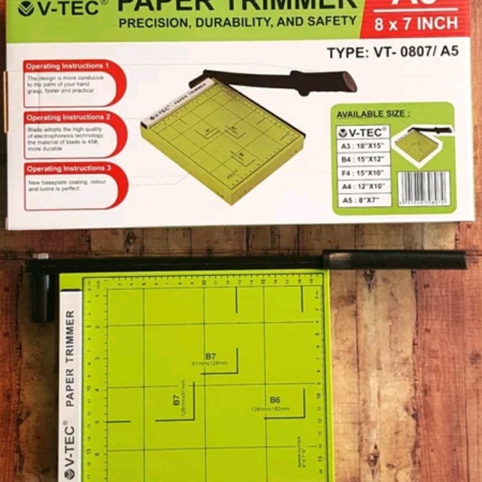 

$$$$] PAPER CUTTER A5, B5 ( ALAT POTONG KERTAS A5, B5)