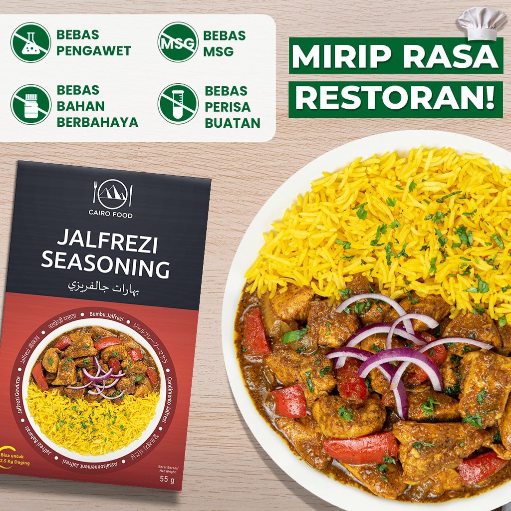 

Bumbu Jalfrezi Premium Untuk Profesional - Cairo Food