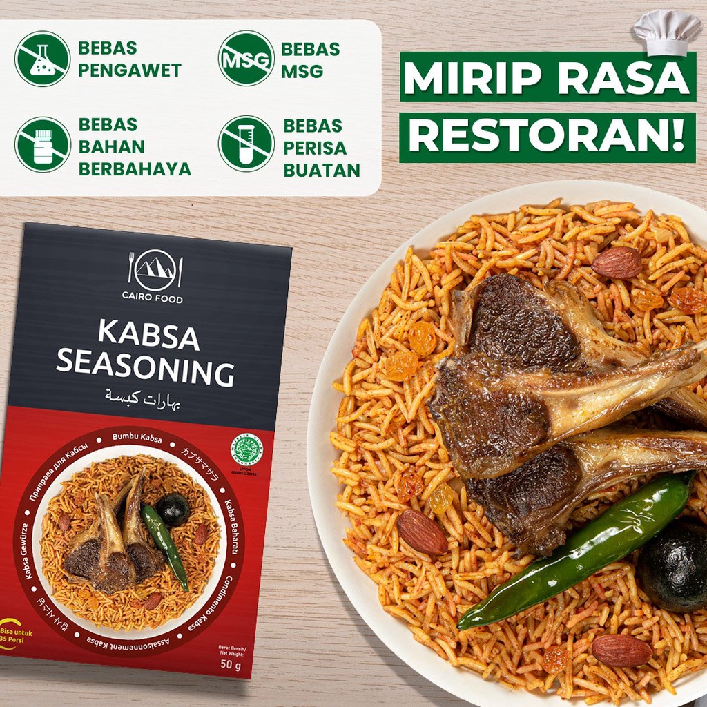 

Bumbu Kabsa Premium Untuk Profesional - Cairo Food