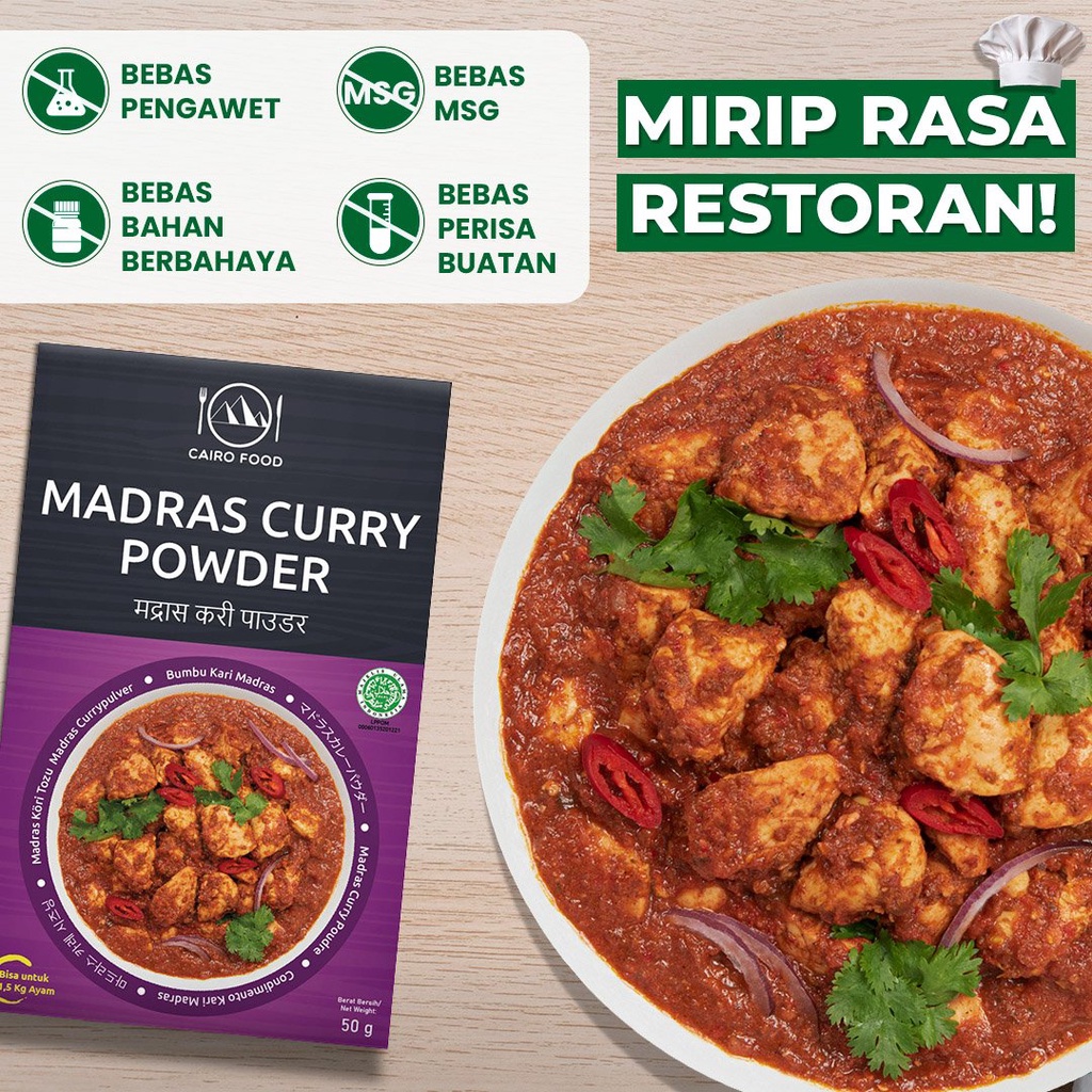 

Bumbu Kari Madras Premium Untuk Profesional - Cairo Food
