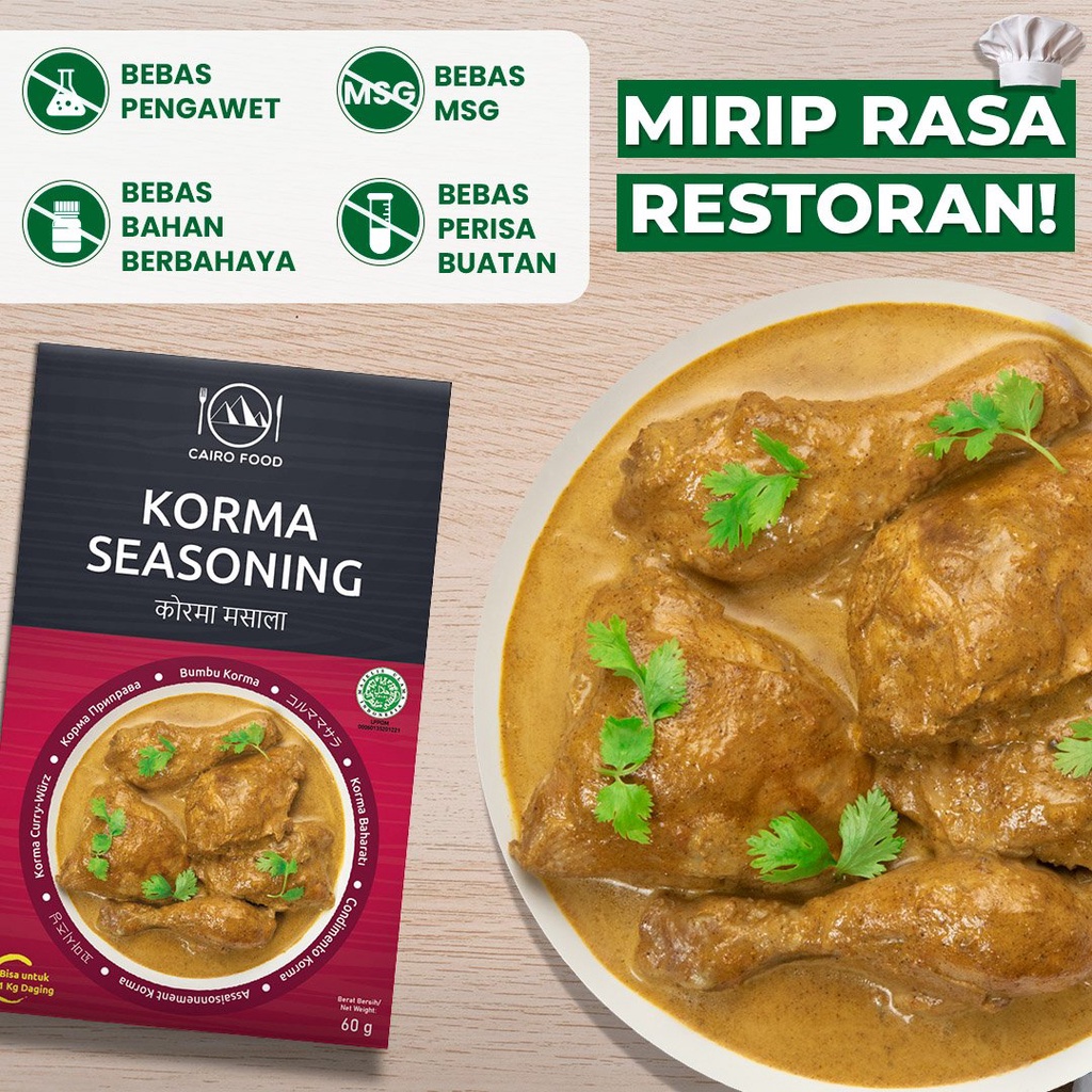 

Bumbu Korma Premium Untuk Profesional - Cairo Food