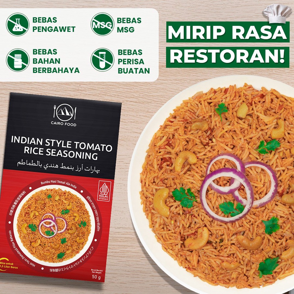 

Bumbu Nasi Tomat Ala India Premium Untuk Profesional - Cairo Food