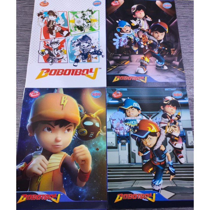 

Sidu Buku Tulis Boboiboy Isi 58 Lembar Per Pack (Isi 10Pcs)