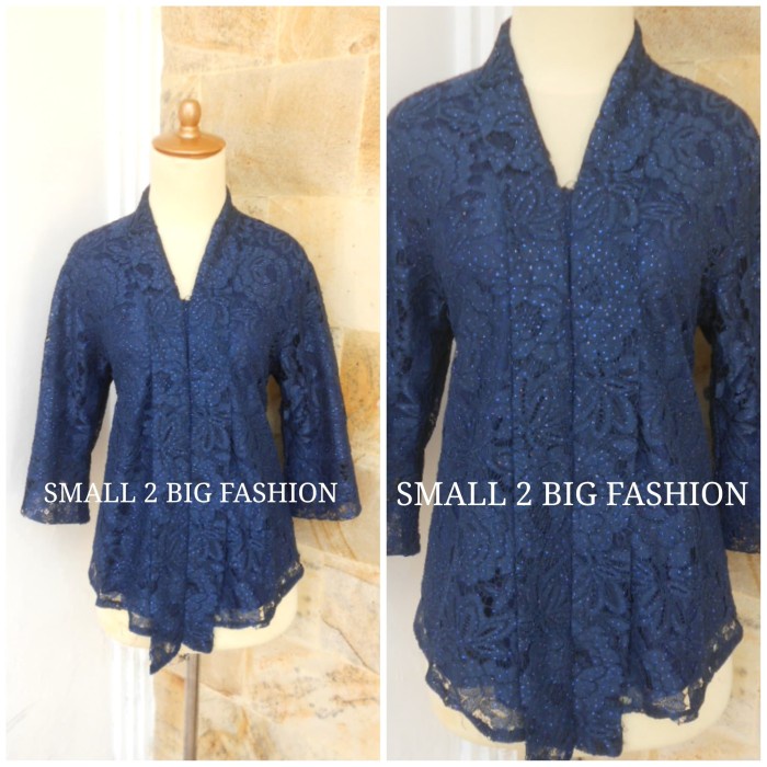 Blus Kutubaru Brokat / Kutu Baru Brukat / Atasan Kebaya Muslim Panjang