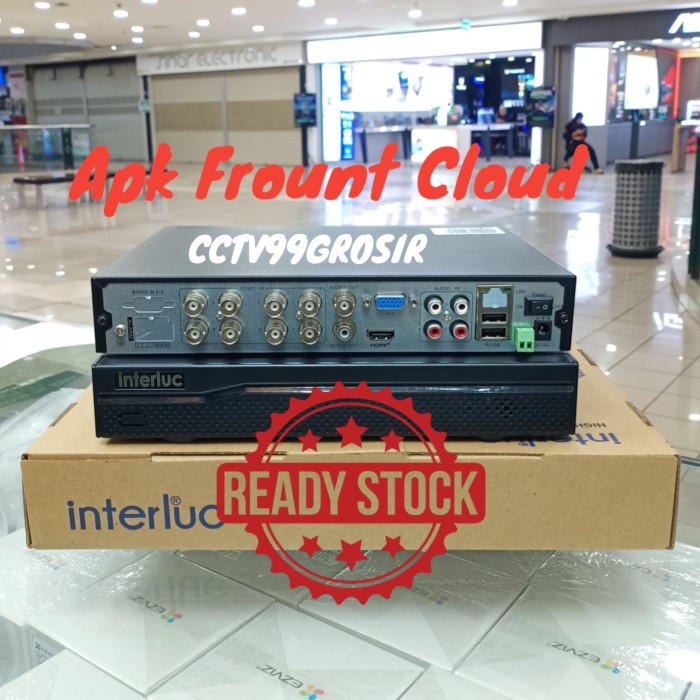 Dvr Edge Interluc 16Ch / 8Ch / 4Ch Full Hd 5Mp Aplikasi Front Cloud