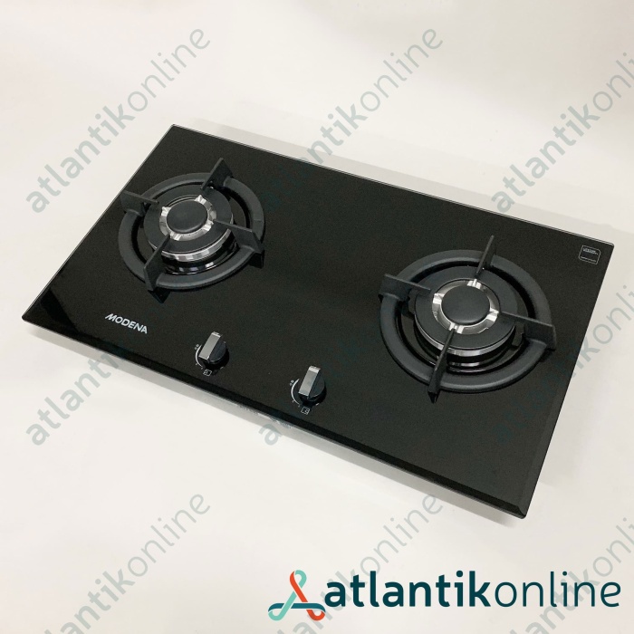 KOMPOR GAS TANAM BUILT-IN HOB 2 TUNGKU MODENA CRISTA BH 1725 BH1725