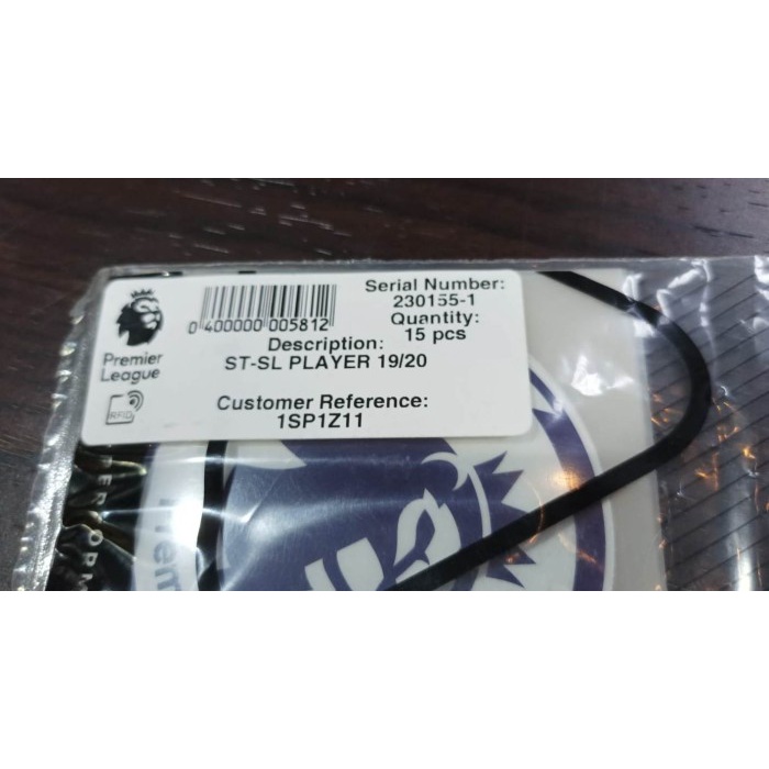 Patch Epl 2019 - 23 Standard. Original Patch For Jersey.