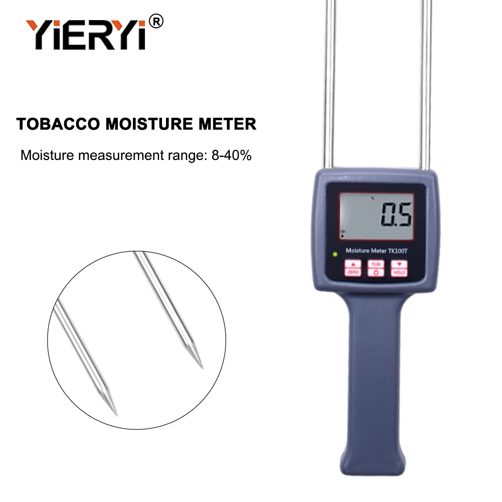 BEYE 100% New Brand TK100T Portable Digital Moisture Meter Tobacco Moisture Meter Tester