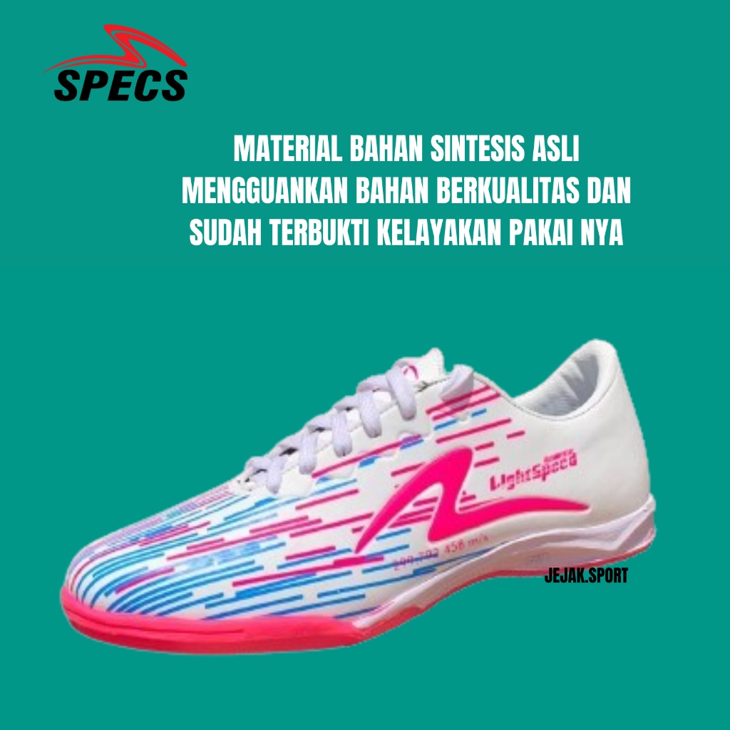 Tahan Lama Sepatu Futsal Specs Lightspeed Reborn Unisex Grade Original Diskon Spesial