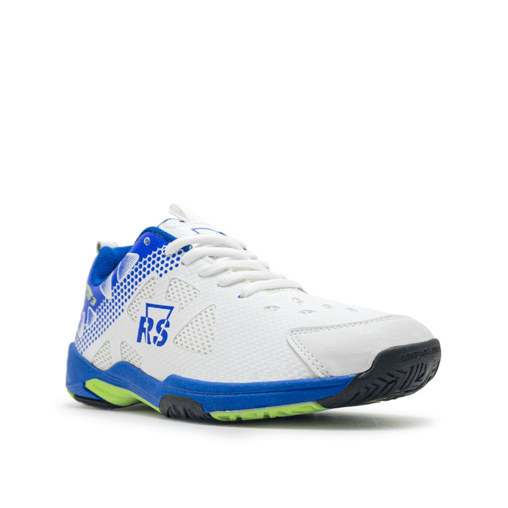 Awet Sepatu Badminton Rs Hitam Putih Size 39-43 Sepatu Olahraga Bulutangkis Tenis