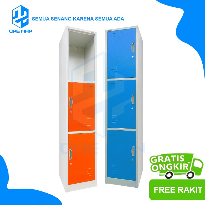 

Lemari Loker Besi 3 Pintu Kozure Kl3