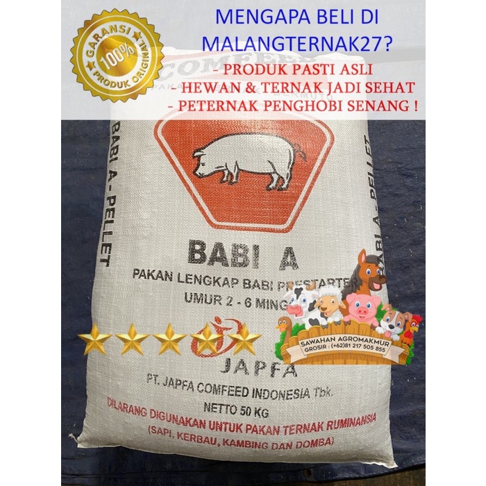 Pelet Pur Makanan Babi A Campuran Ayam Kuda Bebek Sapi Kambing