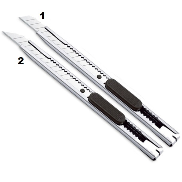 Cutter Stainless Steel 9mm 30 Derajat Kecil not NT BD100 SDi A300