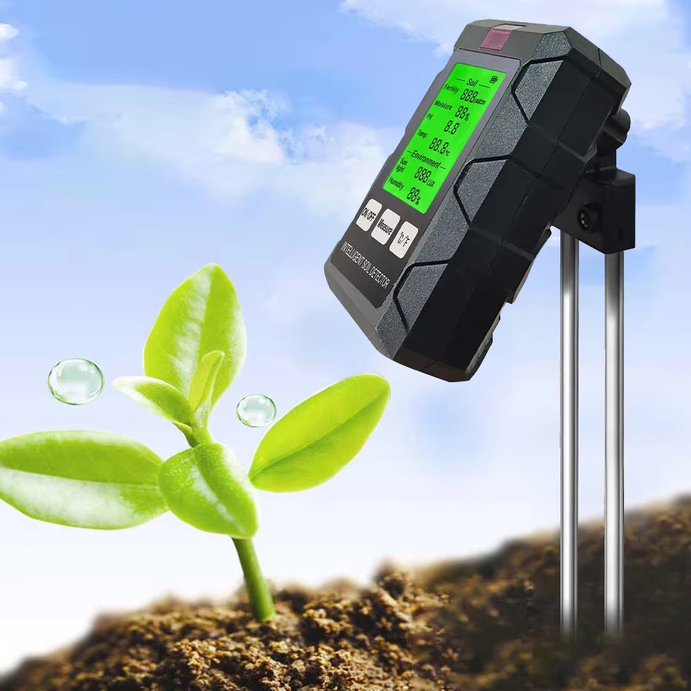 MEPI Soil Temperature and Humiditys Fertilizer Force Detector PH Acidity Air Humidity Sensor Multi-F