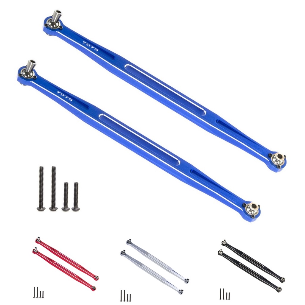 KYOMA 2pcs Metal Toe Links 202.5mm Link Rod Linkage 7897 for TRAXXAS 1/5 X-MAXX WideMaxx 8S 1/6 XRT 