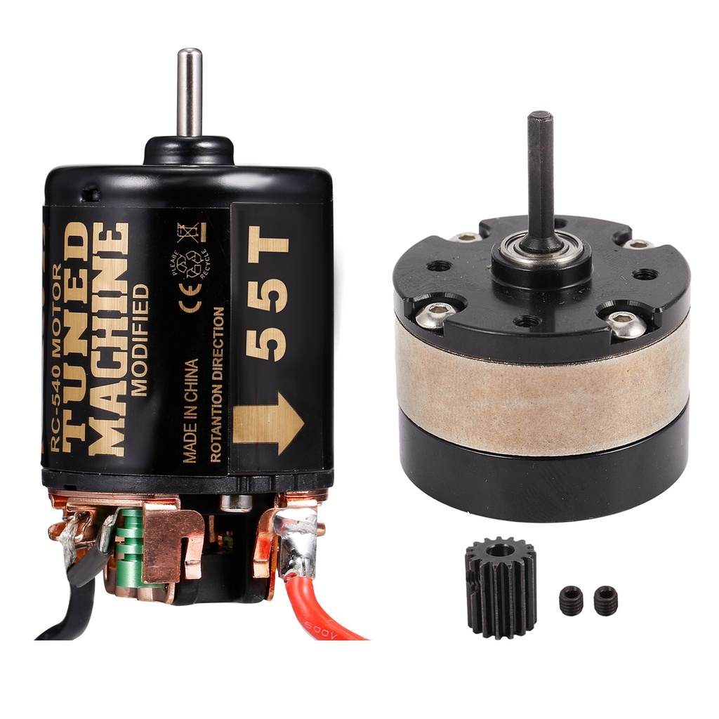 KYOMA 540 Brushed Motor and 1:4.2 Ratio Reducer Planetary Gearbox Transmission Box for 1/10 RC Crawl
