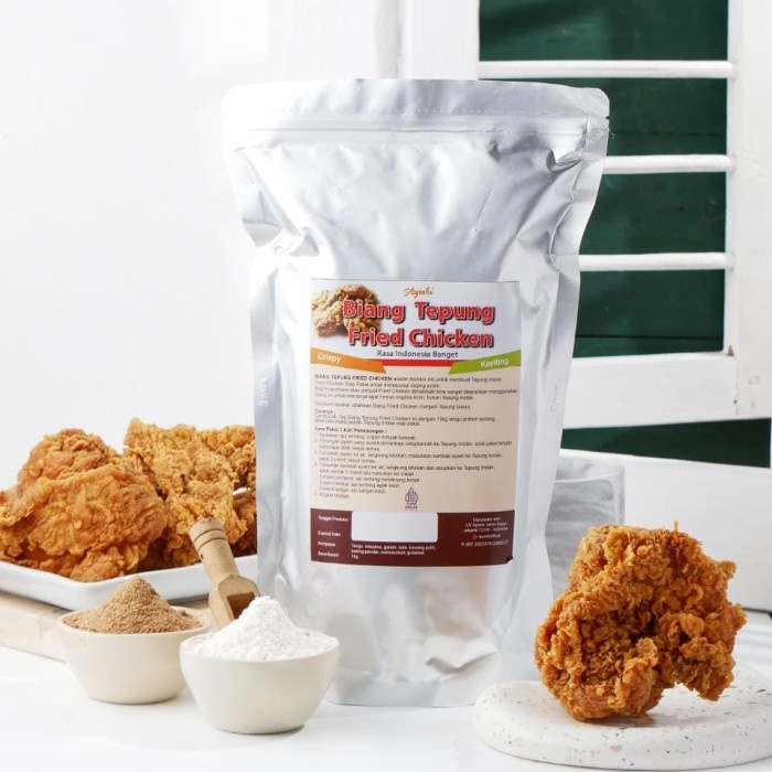 

Biang Tepung Fried Chicken Indonesia 1 kg atau Premix Bumbu Inti