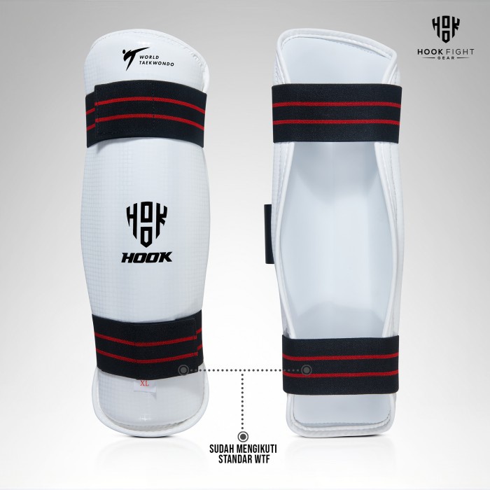 Shin Guard Taekwondo Hook Shin Protector Taekwondo Deker Kaki Taekwondo Hook Deker Taekwondo