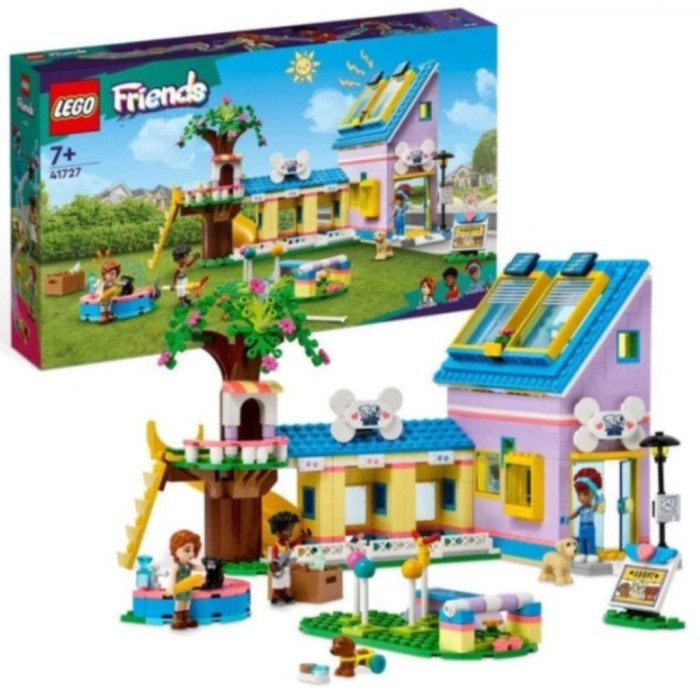 Lego Friends 41727 Dog Rescue Centre Building Toy Set Rumah Sakit Hewan dengan Pet Dog 617 Pcs