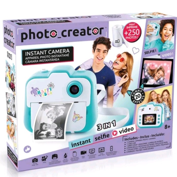 

Mainan Kreatif Anak Photo Creator Instant Camera Printer dan Video