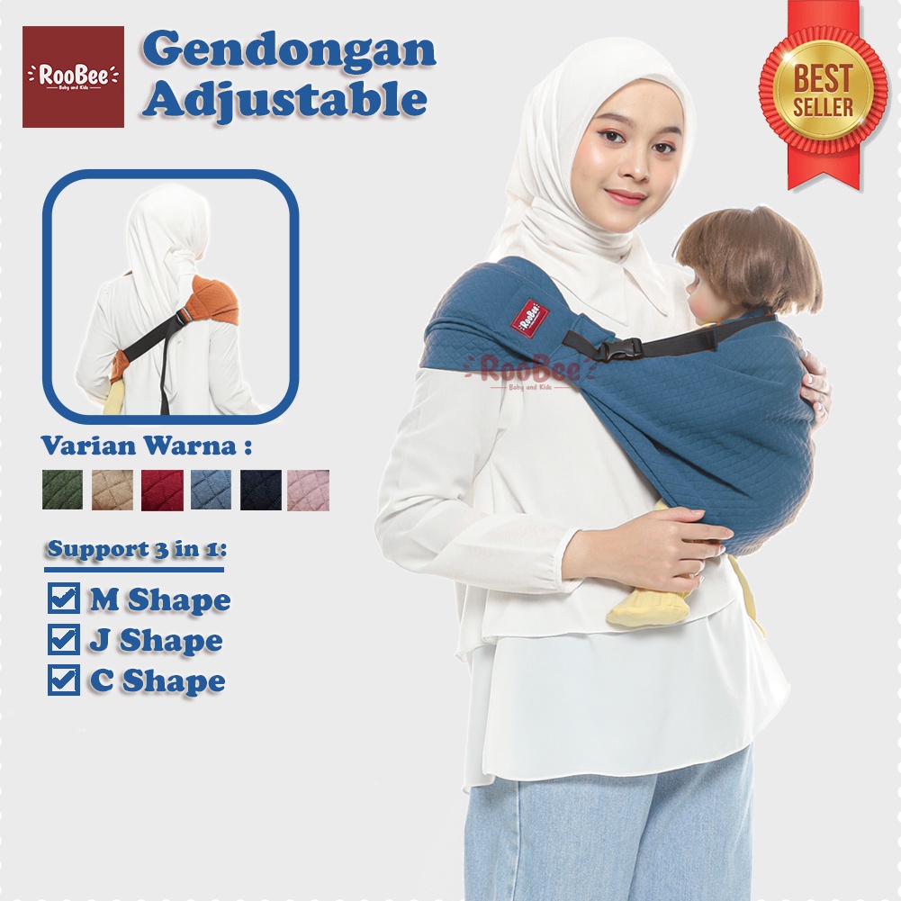 Rekomendasi Terbaik !! Gendongan Bayi Samping Instan Adjustable Baby Pouch Geos Busa Gen Two Diamond