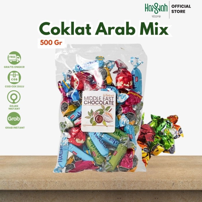 

Coklat Arab Mix 500gr Truffle Altalitha Frame Twistar Halal