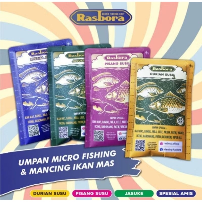 umpan micro fishing rasbora 65 gr | umpan rasbora | pelet rasbora | pakan rasbora umpan