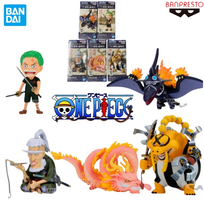 TAOCO Original Genuine BANPRESTO One Piece WCF Wano Country Onigashima Vo.10 Childhood Zoro King Que
