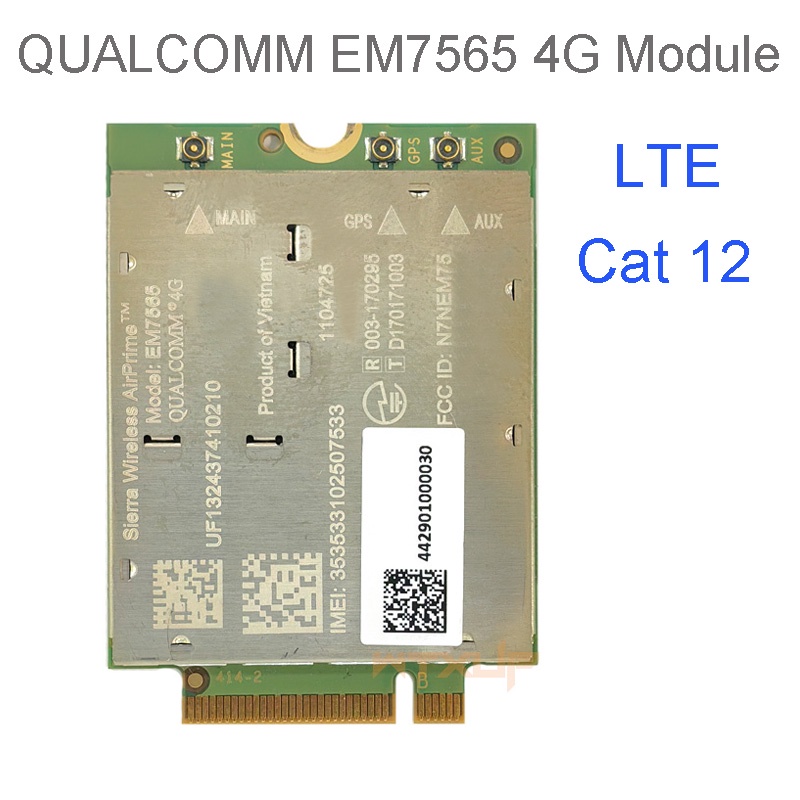 MCC sierra Wireless EM7565 4G LTE CAT-12 600Mbps NGFF Module Cat12 WWAN CARD For laptop