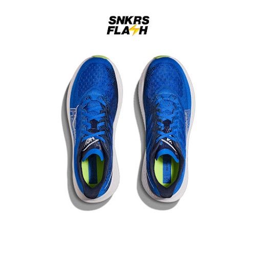 HOKA ONE ONE Mach 6 Elecobalt Varsity Navy Sepatu Sneakers Pria - 1147790ECC - Size 46