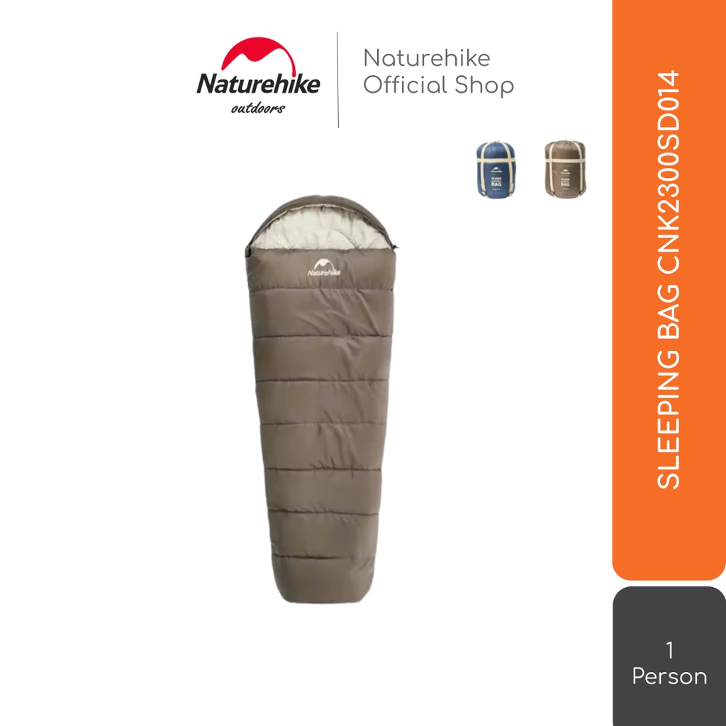 SLEEPING BAG KANTONG TIDUR CAMPING MJ300 MJ600 COTTON NATUREHIKE CNK2300SD014