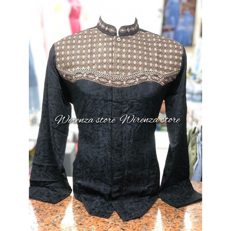KODE G BAJU KOKO MUSLIM PRIA HASGRADINI LENGAN PANJANG