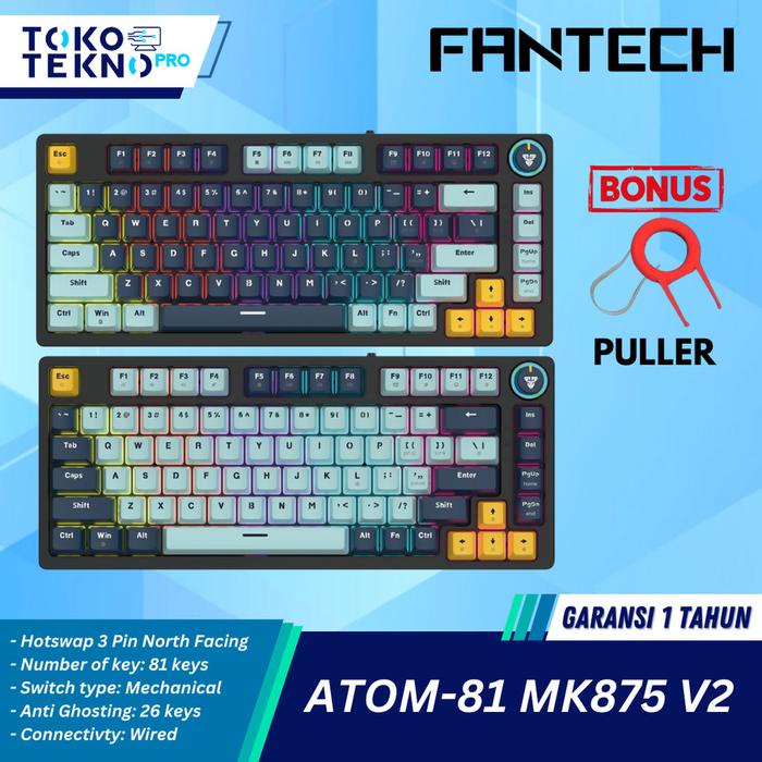 KODE A Fantech Atom63 / Atom-63 Mizu / Atom81 / Atom-81 Mizu / Atom96 / Atom-96 Mizu / MK874-V2 /
