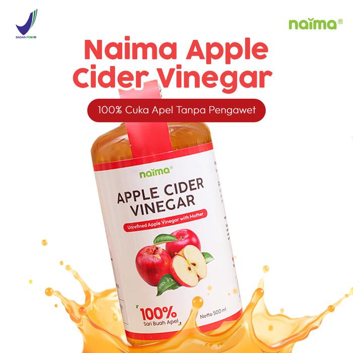 

[BPOM] Naima Cuka 1 Botol Apel Original BPOM Apple Cider Vinegar 100% Cuka Apel Tanpa Pengawet