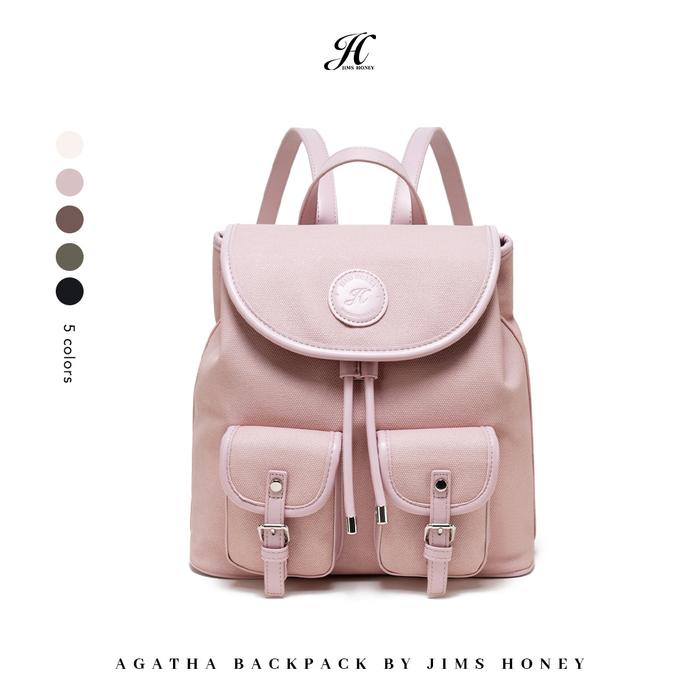 JIMS HONEY - Agatha Backpack - Tas Ransel Wanita Kulit Serut