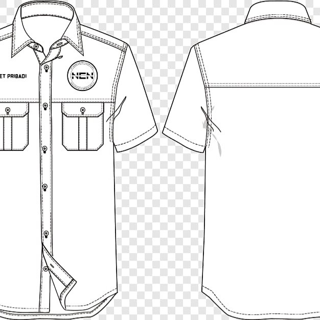 kemeja pdl bordir satuan Custom satuan