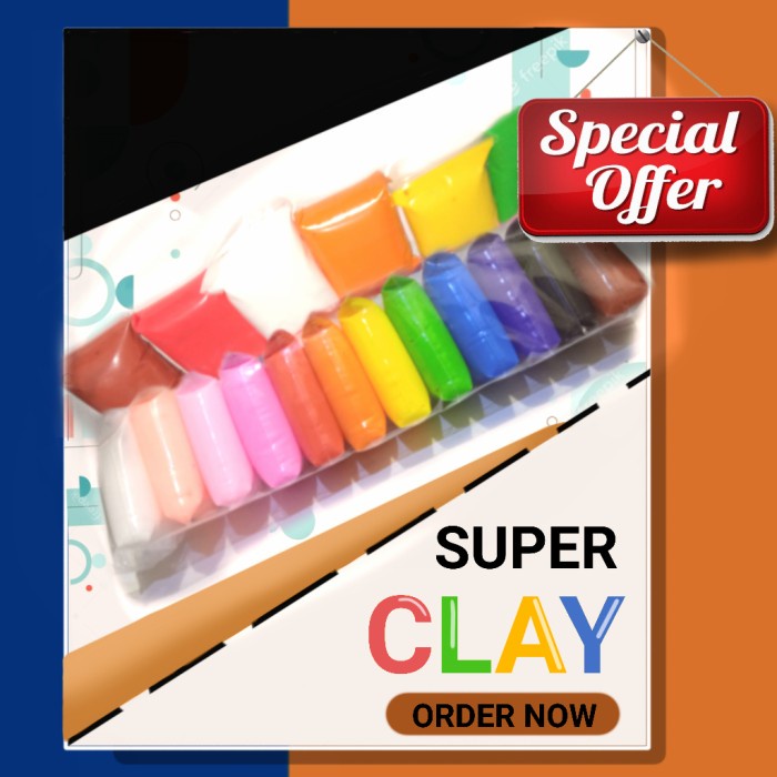 CLAY / SLIME BANTAL / MALAM BANTAL / SLIME LILIN