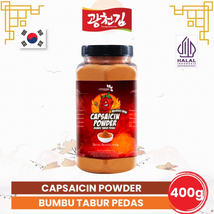 

KC. Bubuk Cabe Pedas / Chili Powder / Capsaicin powder 400g