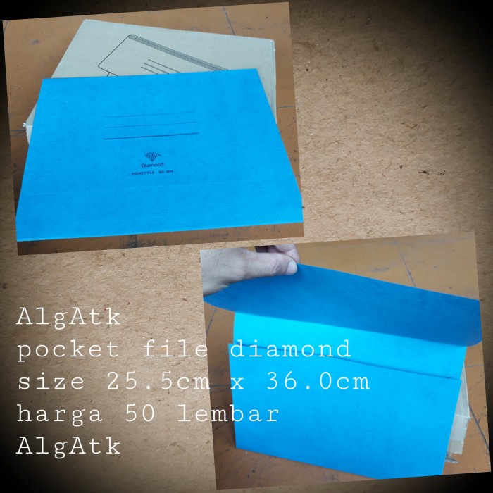 

Pocket file diamond map document isi 50 lembar.